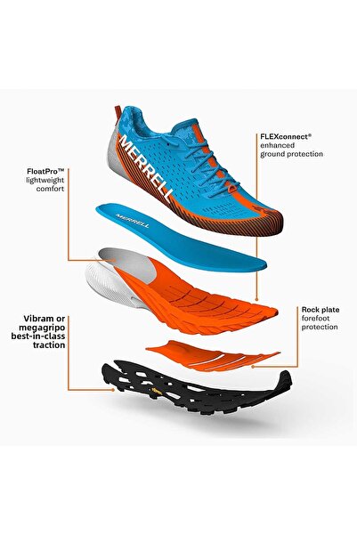Merrell Pánské běžecké boty Agılıty Peak 5 J068347 – šedé