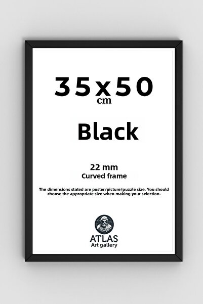 AtlasSG Puzzle Frame 22 mm 35X50 cm (1000 Pieces 1000 Pieces) Black