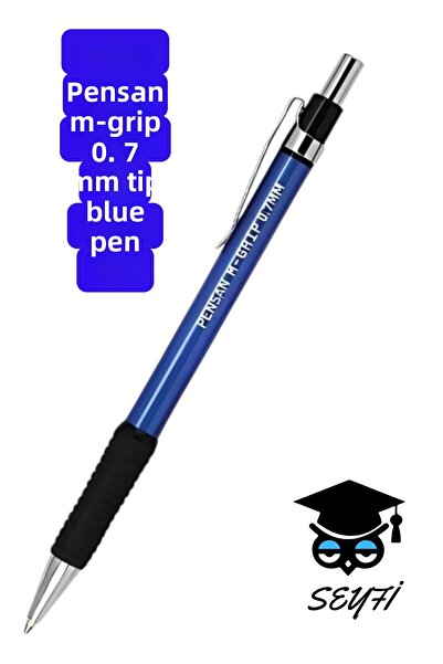 SEYFİKİRTASİYE Pensan M- Versatil Pen 0.7 mm Tip Pen with Sponge Grip Area an...