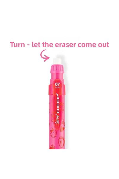 Serve Deep Highlighter Pink Strawberry Versatil Pen 0.7 mm Sv-Deep-07-Dfpmb