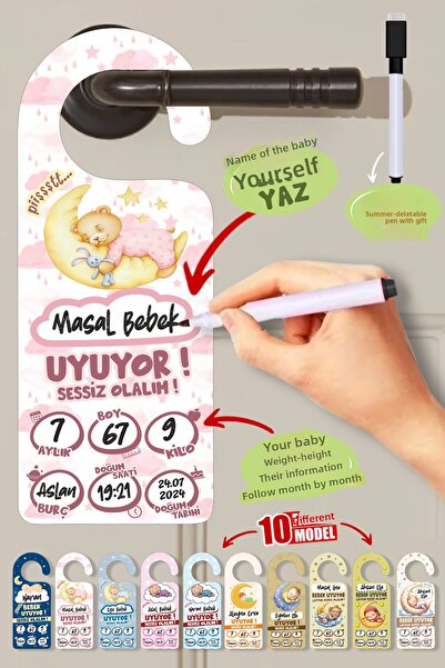 cici magnet www.cicimagnet.com دمية دب وردية ترتدي قميصًا عليه عبارة 'الطفل ي...