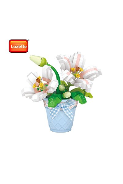 FABBA TOYS LZ8837 لعبة لوز الزنبق المزروعة في الأصص 240 قطعة