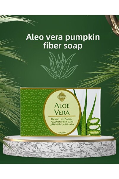 OTTORIA Aleo Vera Pumpkin Fiber Soap