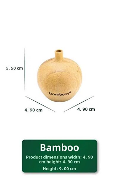 Bambum Forli Bamboo Vase 5.5*4.9cm