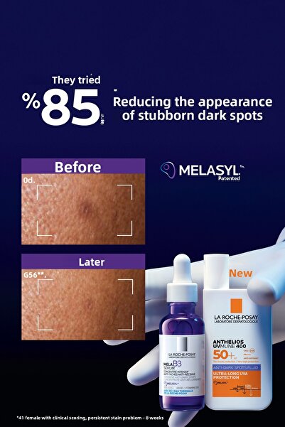 La Roche Posay Anthelıos Uvmune 400 سائل مضاد للبقع الداكنة بعامل حماية من الشمس 50 Yüz Güneş Kremi 50 مل