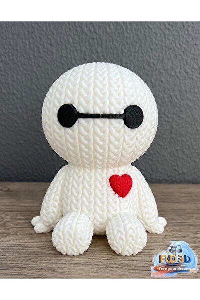 Fud3D دمية بايماكس المحبوكة بمظهر بايماكس 13 سم من فيلم بيج هيرو 6