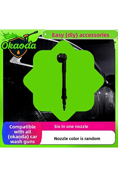 KRAFT HART ملحقات غسالة السيارات ذات الضغط العالي، فوهة تمديد 6 وظائف