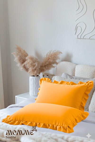 MoMMe غطاء وسادة عصري بسحاب 50×70 سم قطعتان