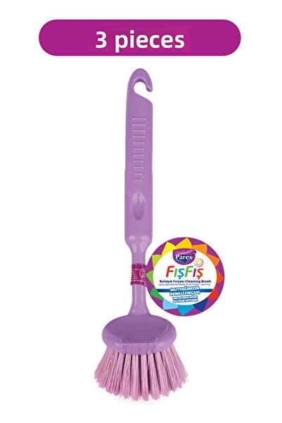 Parex فرشاة غسيل الأطباق من فيشفيش، عبوة ثلاثية