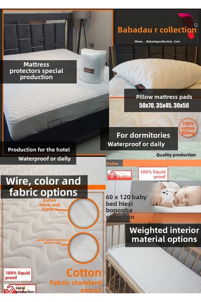 babadağ kolleksiyon 100% Liquid Proof 160x200 180gr Filled Fluffy Bed Mattresses