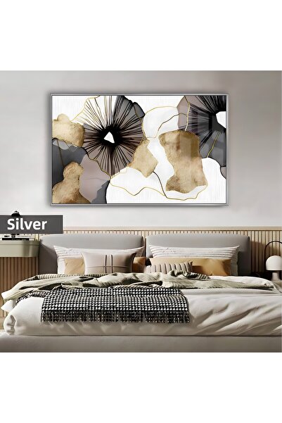 Harikabirev HARİKABİREV |   MODEL ABSTRACT CU MODEL GRAY-GOLD (MODERN) | TABL...