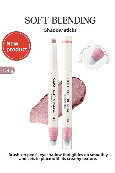 CLIO Creamy, Easy to Apply and Set Brush Pen Eyeshadow Soft Blending Shadow S...