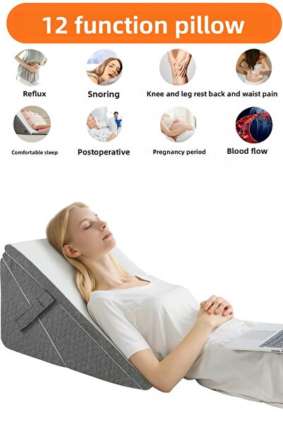 Dizanor Pernă ortopedică cu 12 funcții pentru picioare, spate și genunchi, pe...