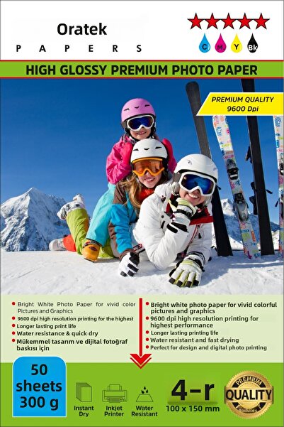 ORATEK Canon Pixma G2470 Φωτογραφικό Χαρτί 10X15 cm Premium Γυαλιστερό 300 gr...