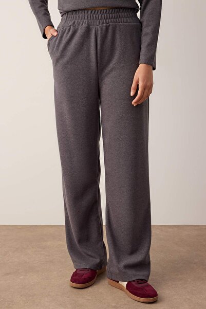 Trendyol Collection Knitted Thessaloniki Mock Neck Flexible Knitted Bottom - Upper Set Twoaw26Au00122