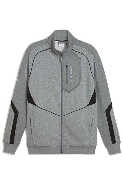 Puma Bmw Mms Hoodie Zippered Jacket 630616 Men's Tracksuit Top Gray