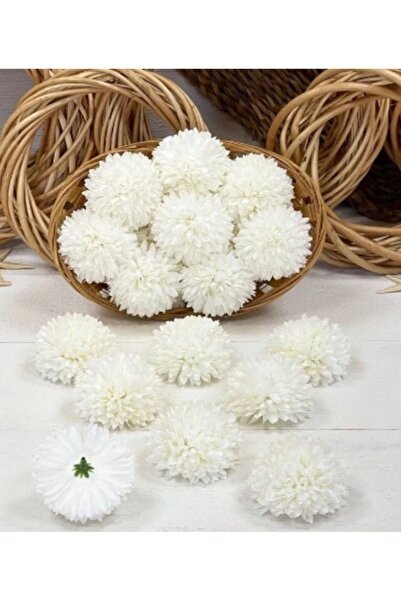 çiçek mariya Yapay Çiçek KAFA Çiçeği Krizantem 10 Adet