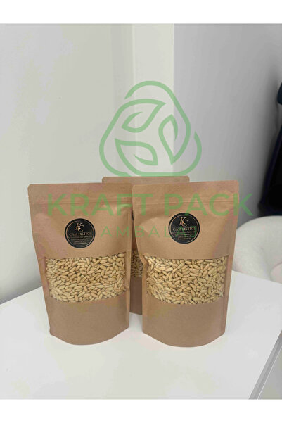 Kraft Pencereli Kilitli Poşet Doypack 13*22.5-25 Adet