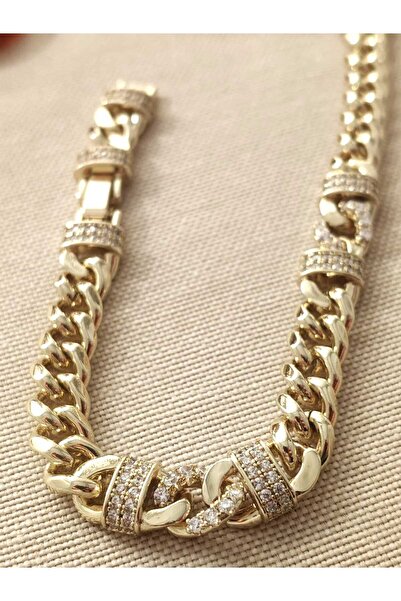 XUPING JEWELRY Xuping Vip Zirkon Taşlı Çelik Bileklik