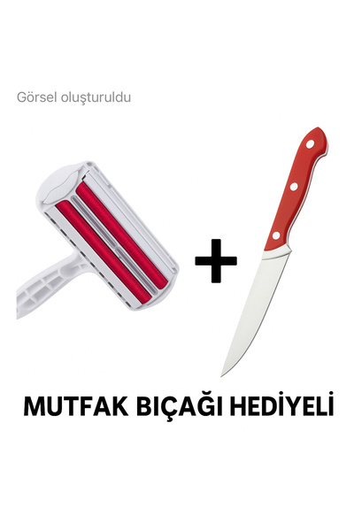 EB Ticaret Cat Dog Hair Collector with Reservoir and Kitchen Knife as a Gift