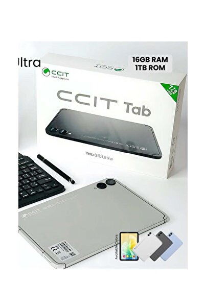 CCIT Tab S10 Ultra 10.1-Inch Android Tablet | 16GB RAM + 1TB ROM | Full HD Display | 10000mAh Batter