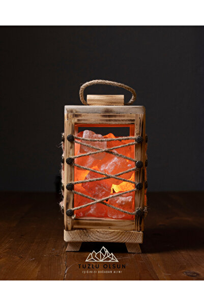 Tuzlu Olsun AHŞAP TASARIM KAFES TUZ LAMBA