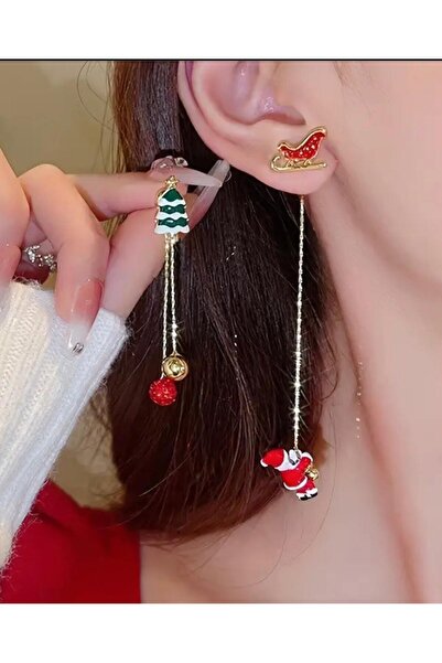 elamindunyasi Noel Adam Tırmanma Figür, Yeni Yıl Küpe.