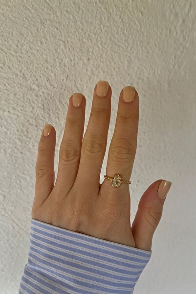 Bijou Luz Fatma Ana Eli Zirkon Taşlı Ayarlanabilir Yüzük