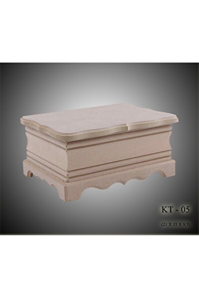 Home صندوق خشبي متعدد الأغراض قابل للطلاء والمجوهرات وإكسسوارات المكياج والديكور