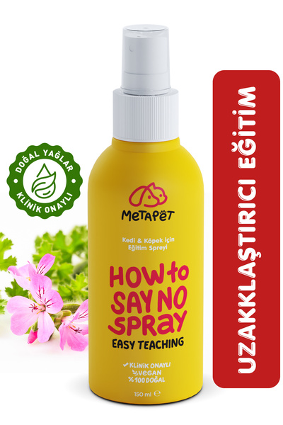 Metapet Doğal Kedi Uzaklaştırıcı Spreyi, Kedi Çiş Pedi Ve Tuvalet Alıştırma Eğitimi Seti, Kovucu, 150 ml