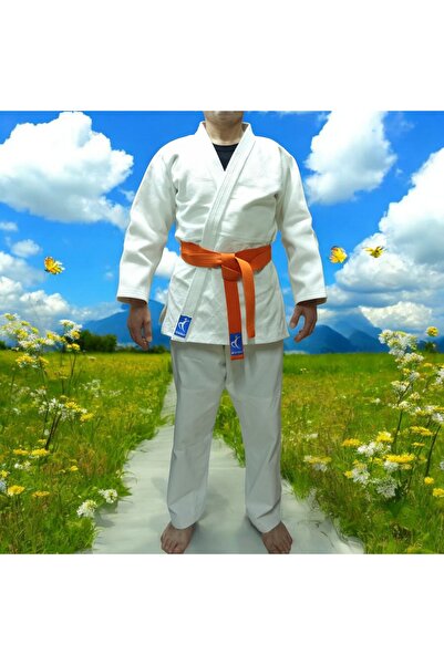 kodokan بدلة جودو أيكيدو بيضاء من تي كي إم لا تشمل الحزام