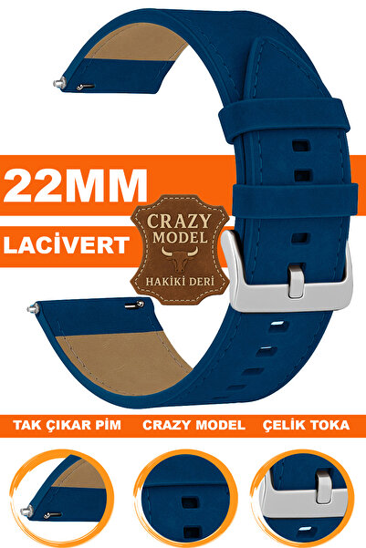 COBRA حزام ساعة من الجلد الطبيعي الأصلي متوافق مع ساعة ريدمي ووتش 5 أكتيف / ل...