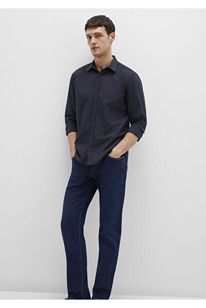 Mavi Синя сорочка Slim Fit / вузький крій 0211673-70489