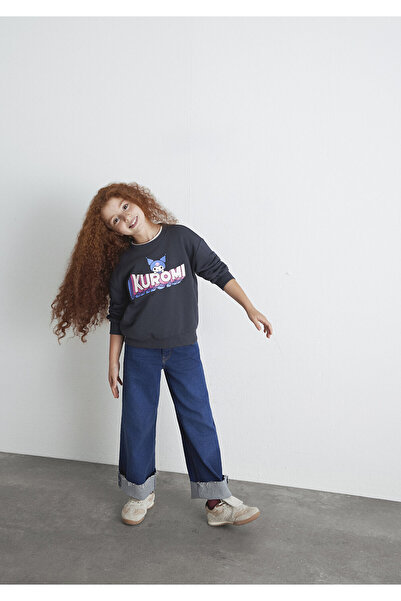 Mavi Kuromi Baskılı Antrasit Sweatshirt 7S10139-70087