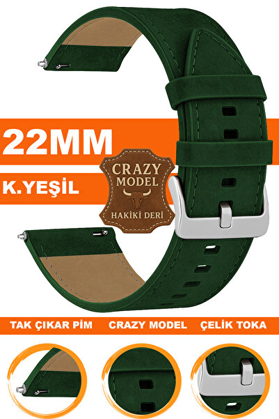 COBRA حزام ساعة من الجلد الطبيعي الأصلي متوافق مع ساعة ريدمي ووتش 5 أكتيف / ل...