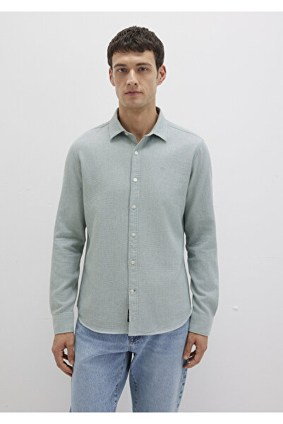 Mavi Yeşil Gömlek Slim Fit / Dar Kesim 0211656-71478