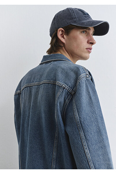 Mavi Ray Classic Denim Vintage İndigo Mavisi Jean Ceket 0110273-89412