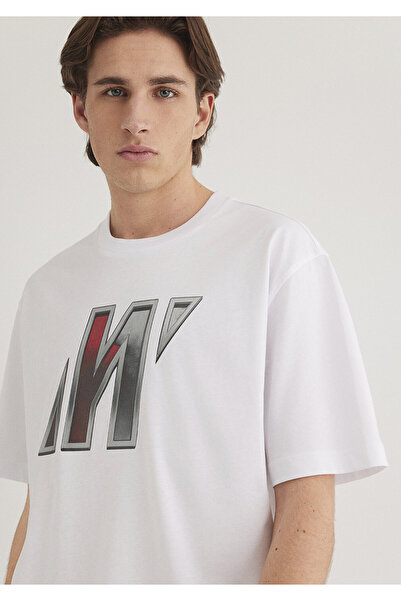 Mavi Pro Logo Siyah Tişört Loose Fit / Bol Rahat Kesim 0612750-620