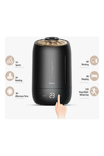 fulina Humidifiers for Bedroom, 5L Cool Mist Humidifier for Large Room 360° Nozzle, Adjustable Mist Levels