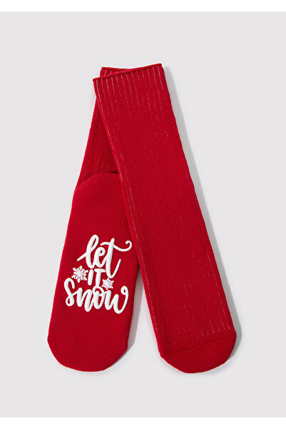 Mavi Christmas Themed Red Boot Socks 1912934 -29579