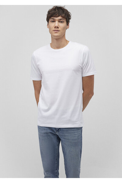 Mavi 3lü Bisiklet Yaka Erkek Basic Tişört Slim Fit / Dar Kesim 0611784-900