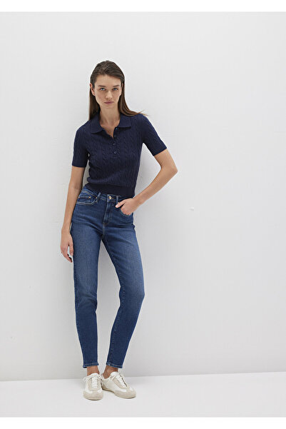 Mavi Cindy Gold Shape Koyu Jean Pantolon 100277-33687