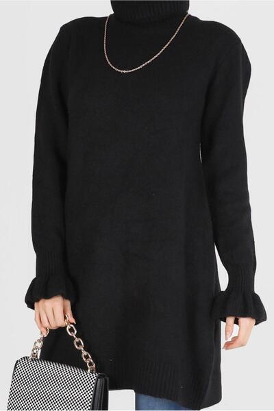 Alvina CUFFS FRILLED FISHER COLLAR KNITWEAR TUNIC 42056