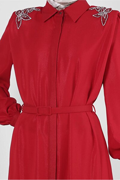 Alvina STONE DETAIL ON SHOULDER BELT TUNIC 43774