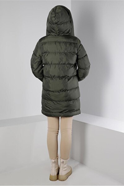 Alvina ZIPPERED HOODED PUFFY COAT 90331