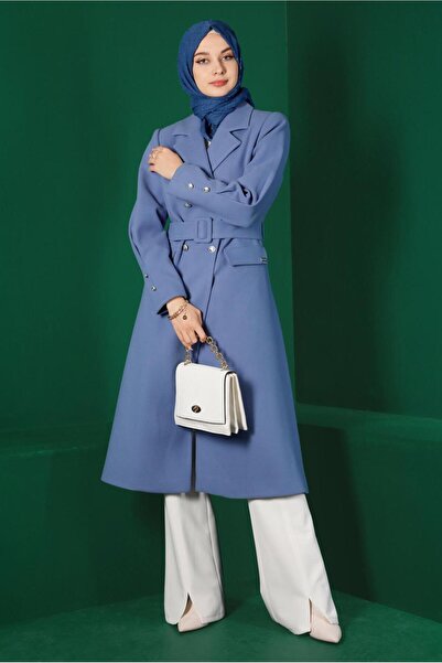 Alvina Пальто з поясом на ґудзиках 90339