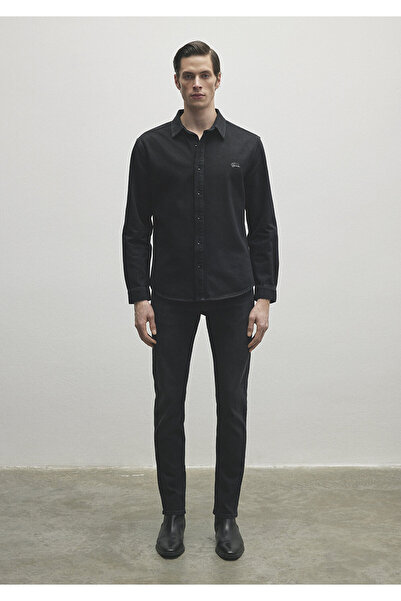 Mavi Roy Lux Black Antrasit Jean Gömlek Slim Fit / Dar Kesim 0210496-82410