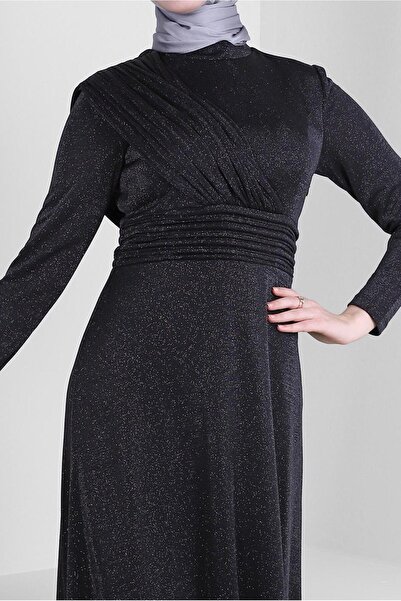 Alvina SİMLİ DRAPE DETAYLI ABİYE ELBİSE 50321