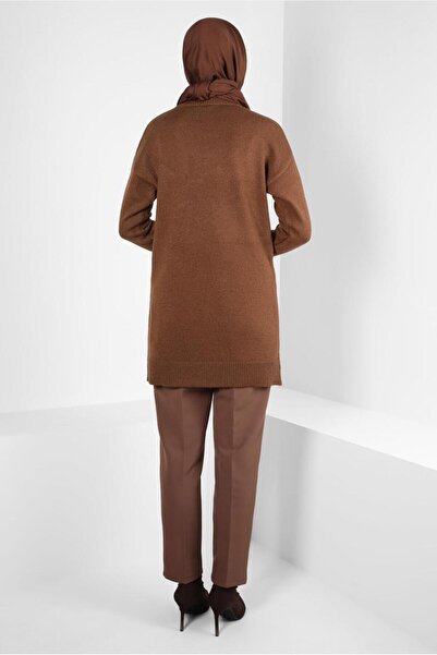 Alvina NAKIŞ DETAYLI TRİKO TUNİK 44117