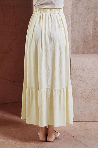 Alvina 60590 Model Belted Hijab Skirt